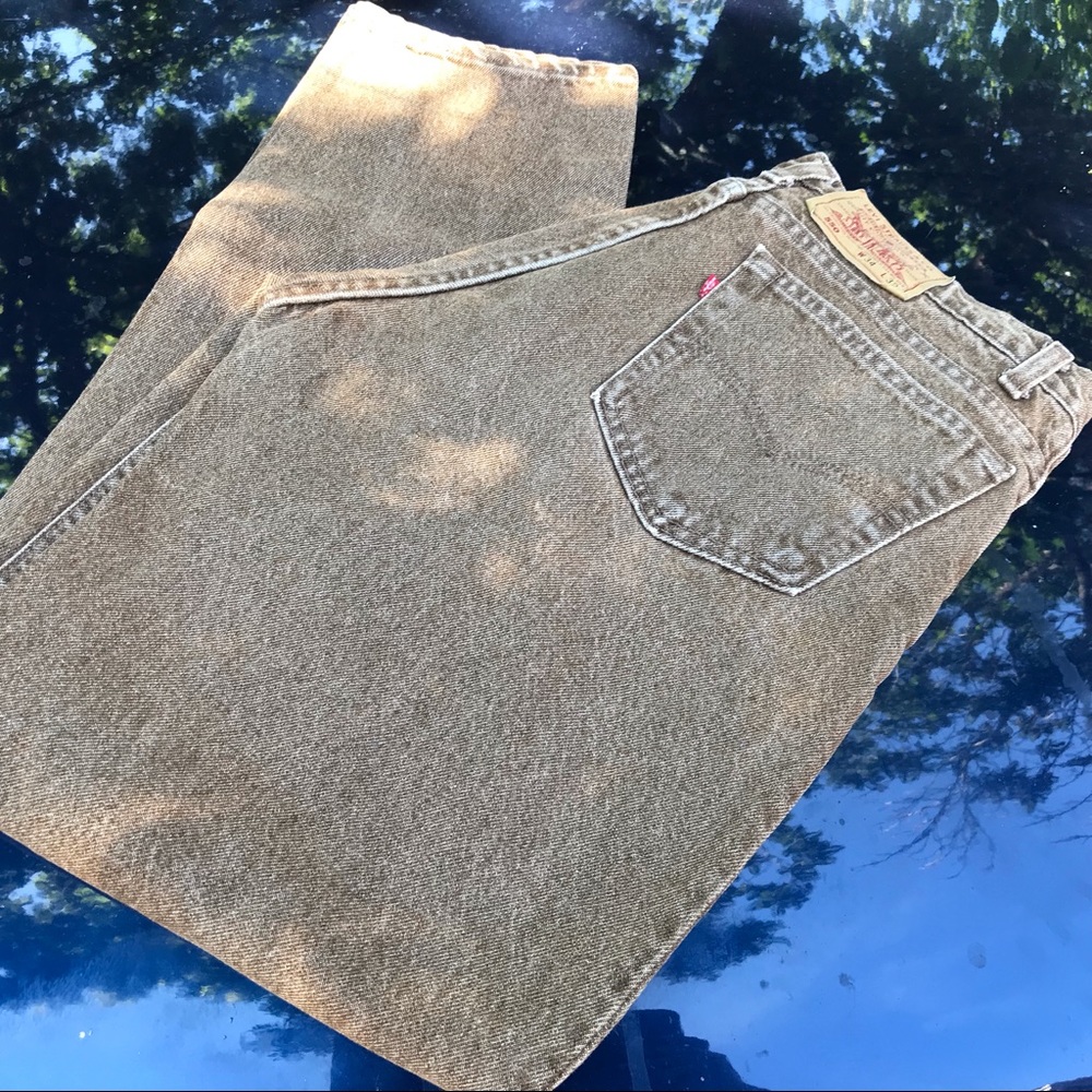 Levi's Men's Tan Jeans 550